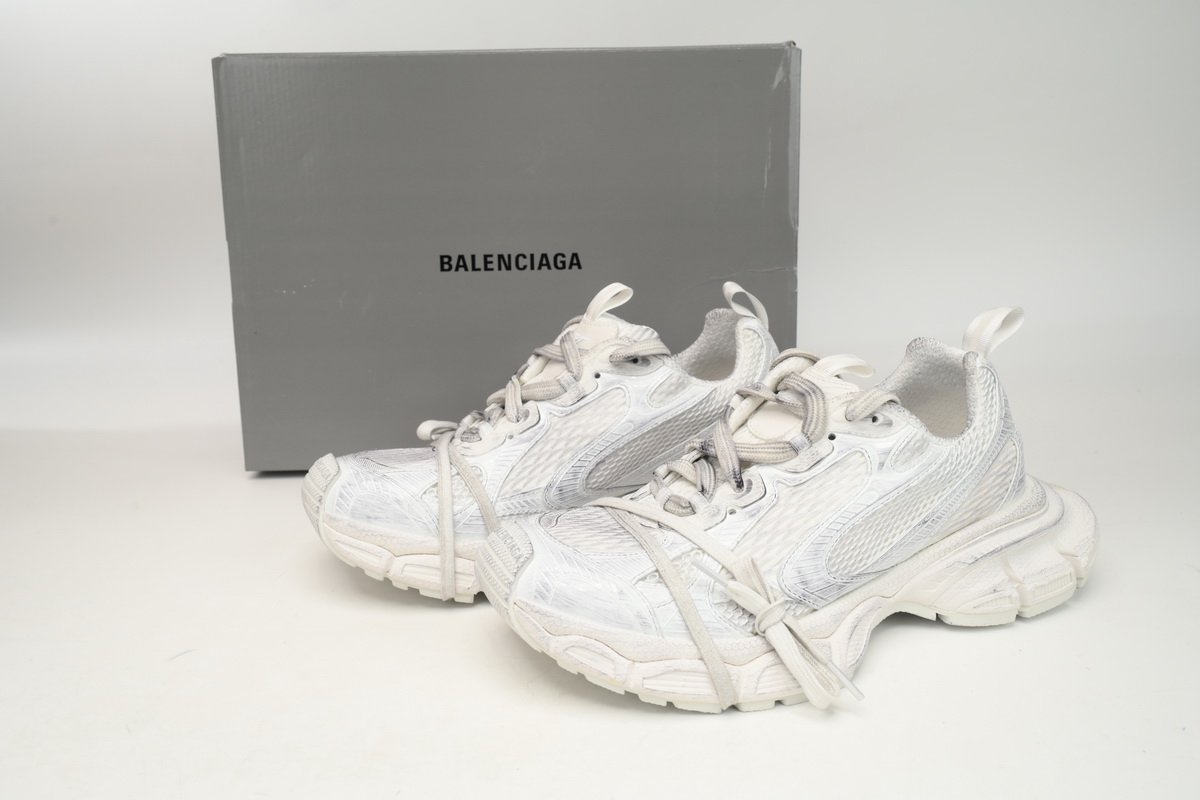 Balenciaga 3XL Sneaker All White  734731 W3XLR 9000