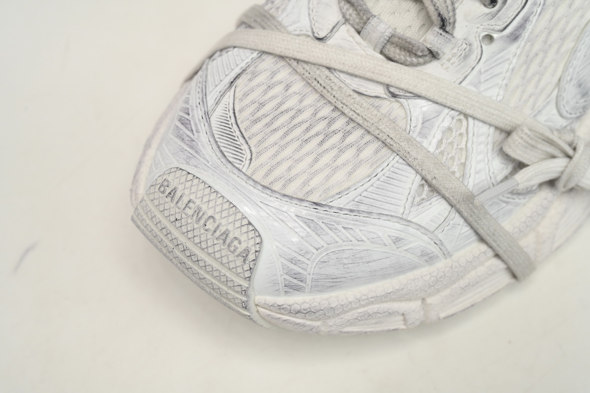 Balenciaga 3XL Sneaker All White  734731 W3XLR 9000
