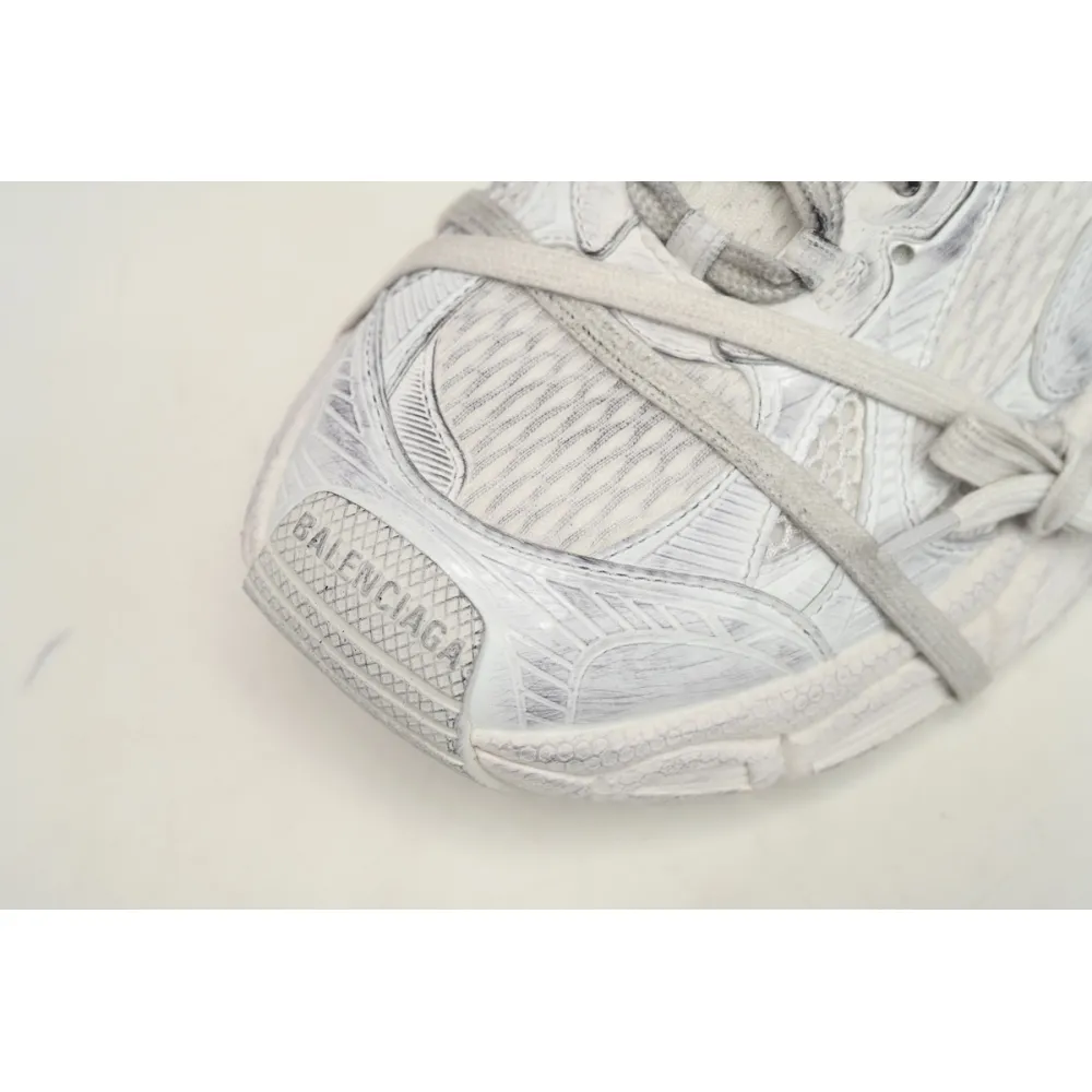 Balenciaga 3XL Sneaker All White  734731 W3XLR 9000