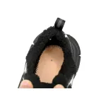 Balenciaga 3XL Sneaker Black And White Ice Velvet   734734 W3XL2 1090