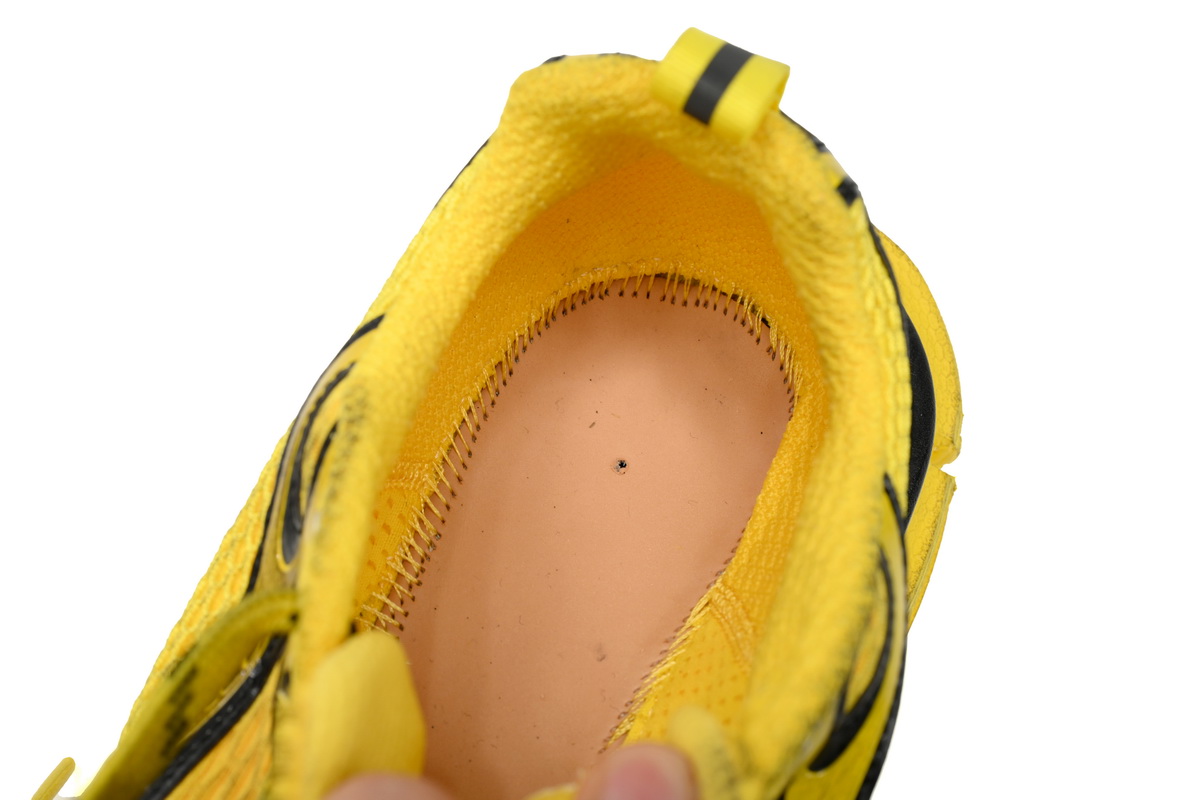 Balenciaga 3XL Sneaker Black Yellow  734733 W3XL2 7010