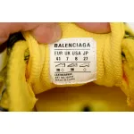 Balenciaga 3XL Sneaker Black Yellow  734733 W3XL2 7010
