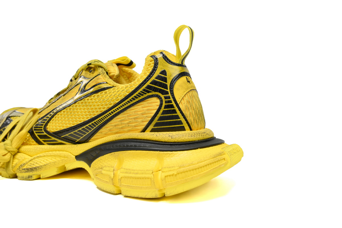 Balenciaga 3XL Sneaker Black Yellow  734733 W3XL2 7010