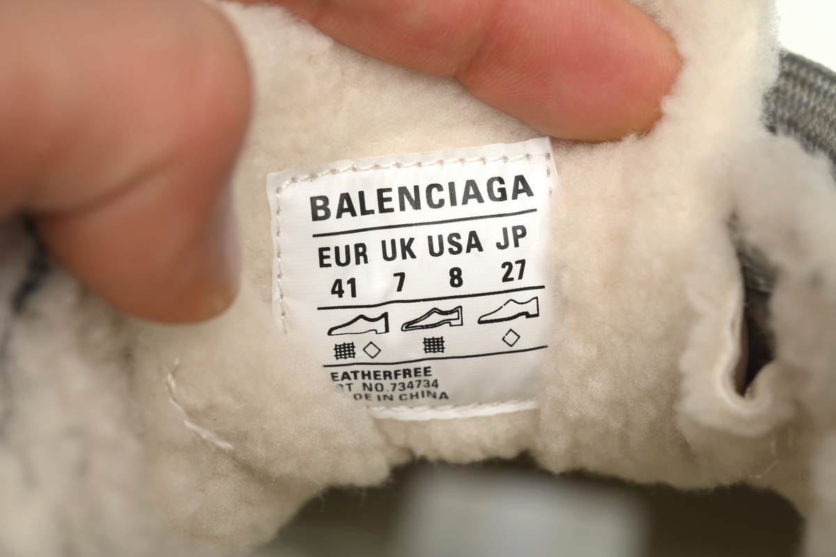 Balenciaga 3XL Sneaker Champagne Ice Velvet 734734 W3XL2 9191 