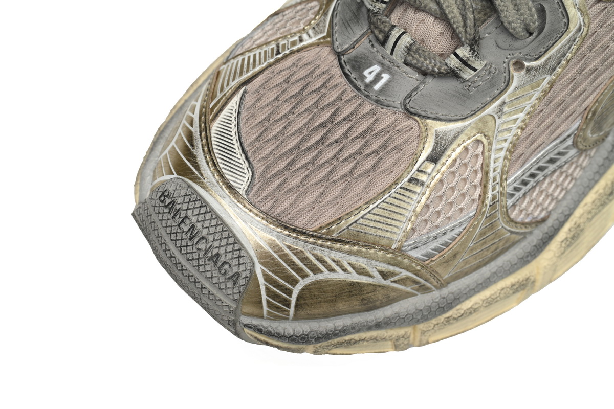 Balenciaga 3XL Sneaker Champagne Ice Velvet 734734 W3XL2 9191 