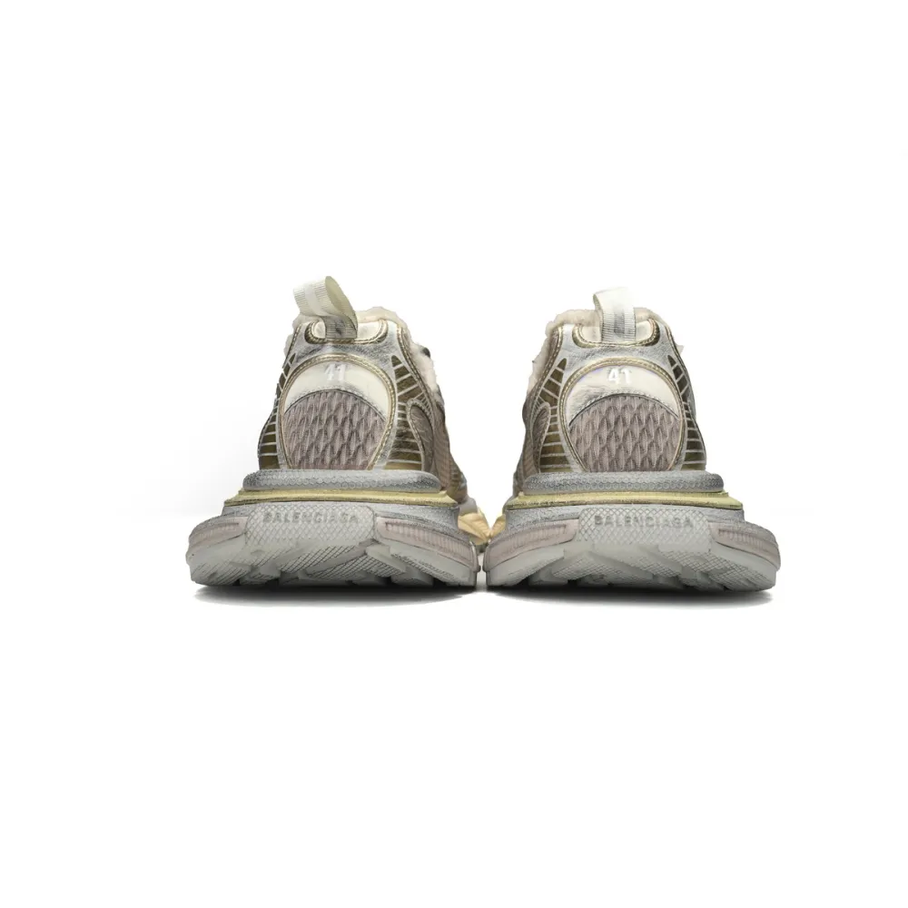 Balenciaga 3XL Sneaker Champagne Ice Velvet 734734 W3XL2 9191 
