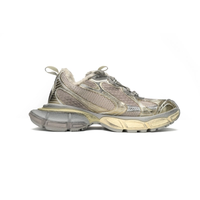 Balenciaga 3XL Sneaker Champagne Ice Velvet 734734 W3XL2 9191  02