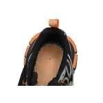 Balenciaga 3XL Sneaker in All Black Orange  734734 W3XL3 1178 