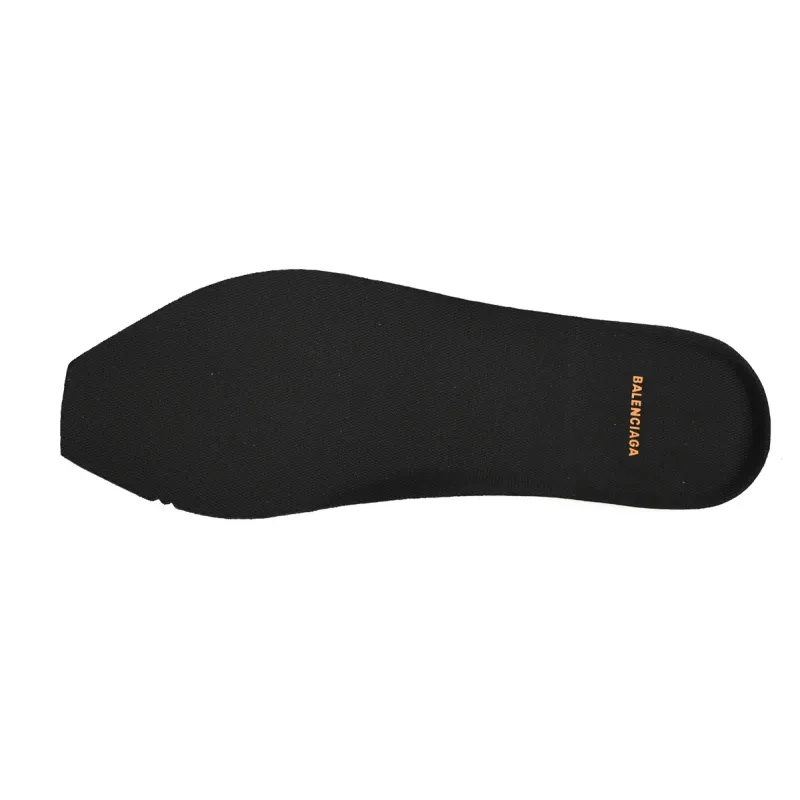 Balenciaga 3XL Sneaker in All Black Orange  734734 W3XL3 1178 