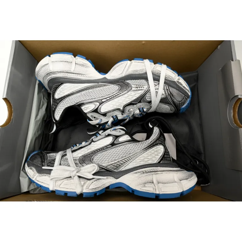 Balenciaga 3XL Sneaker in Black And White Blue   734731 W3XL5 1214 