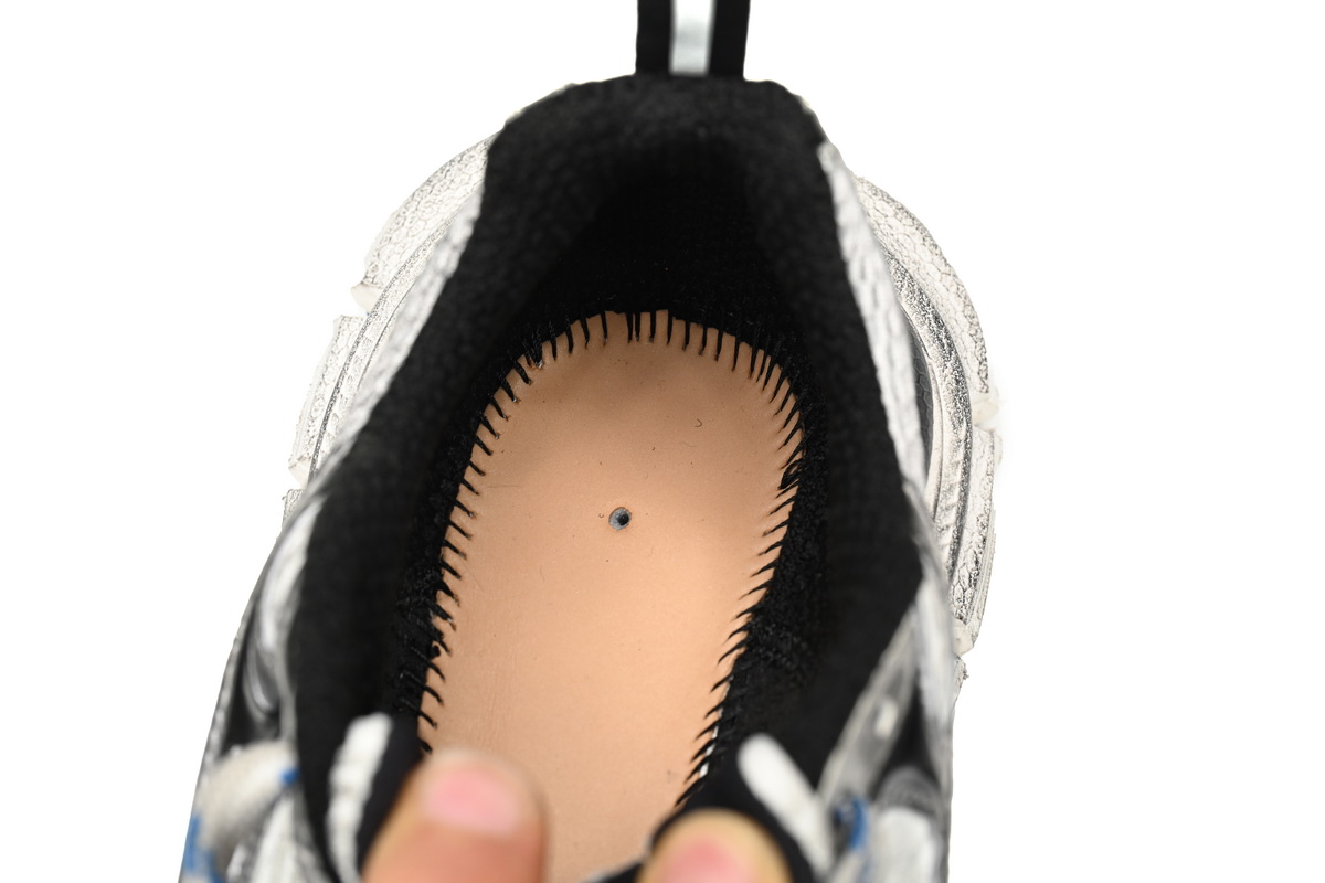 Balenciaga 3XL Sneaker in Black And White Blue   734731 W3XL5 1214 