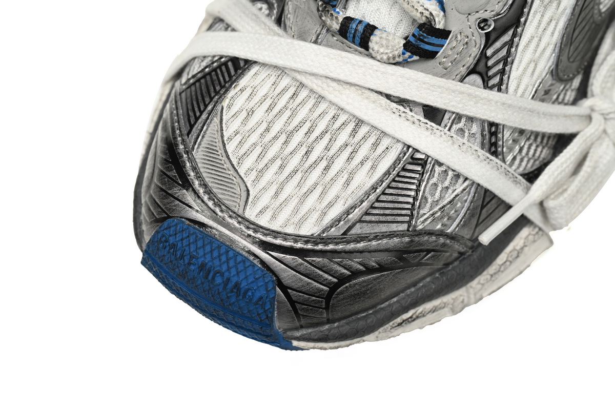 Balenciaga 3XL Sneaker in Black And White Blue   734731 W3XL5 1214 