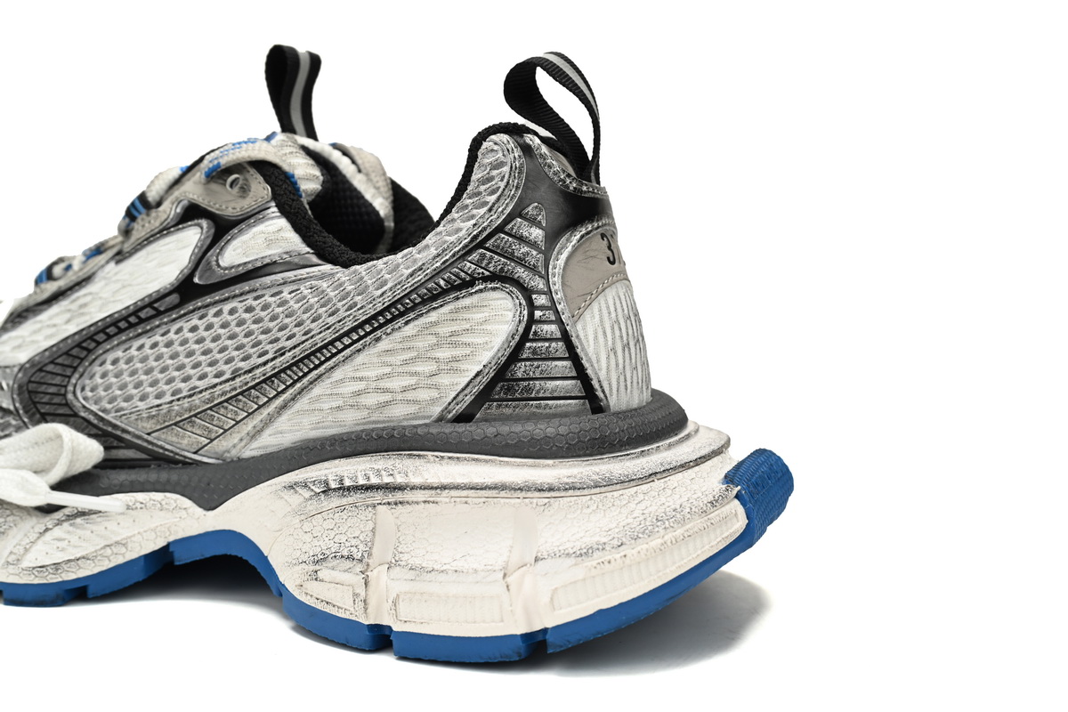 Balenciaga 3XL Sneaker in Black And White Blue   734731 W3XL5 1214 