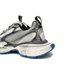 Balenciaga 3XL Sneaker in Black And White Blue   734731 W3XL5 1214 