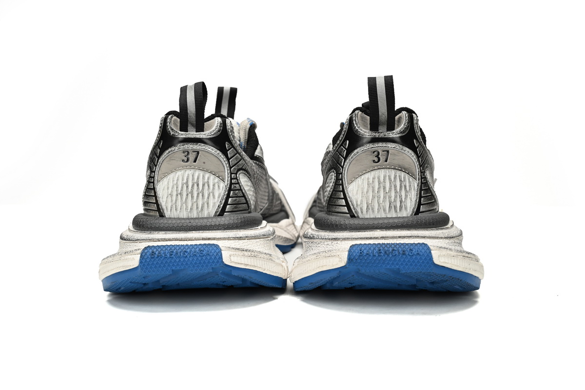 Balenciaga 3XL Sneaker in Black And White Blue   734731 W3XL5 1214 