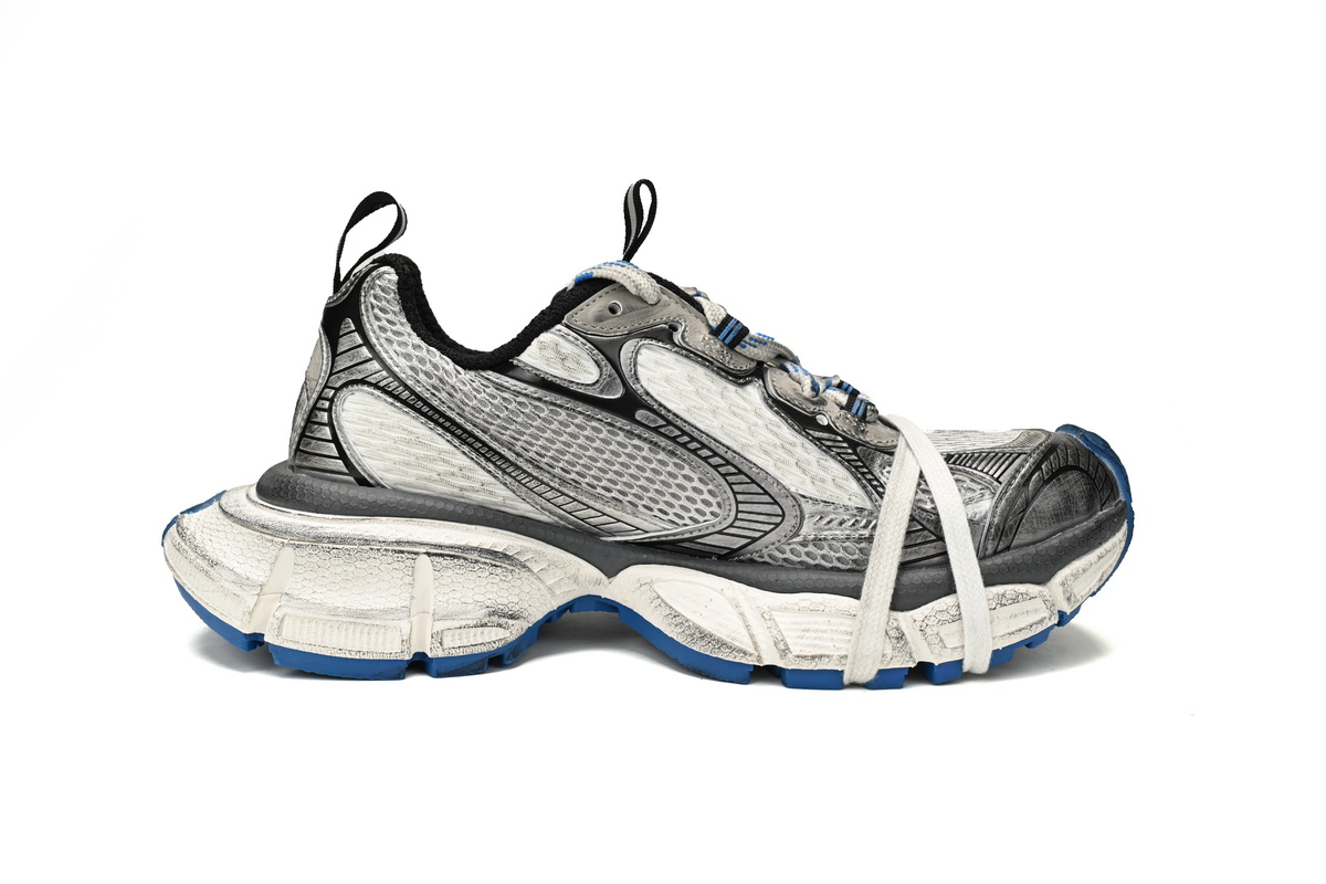 Balenciaga 3XL Sneaker in Black And White Blue   734731 W3XL5 1214 