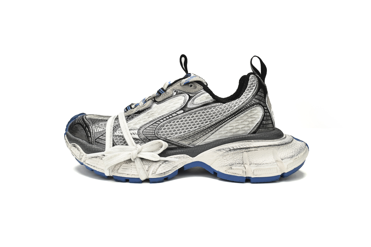 Balenciaga 3XL Sneaker in Black And White Blue   734731 W3XL5 1214 