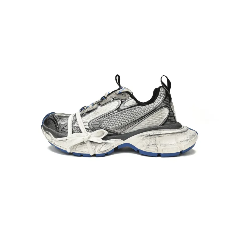 Balenciaga 3XL Sneaker in Black And White Blue   734731 W3XL5 1214 