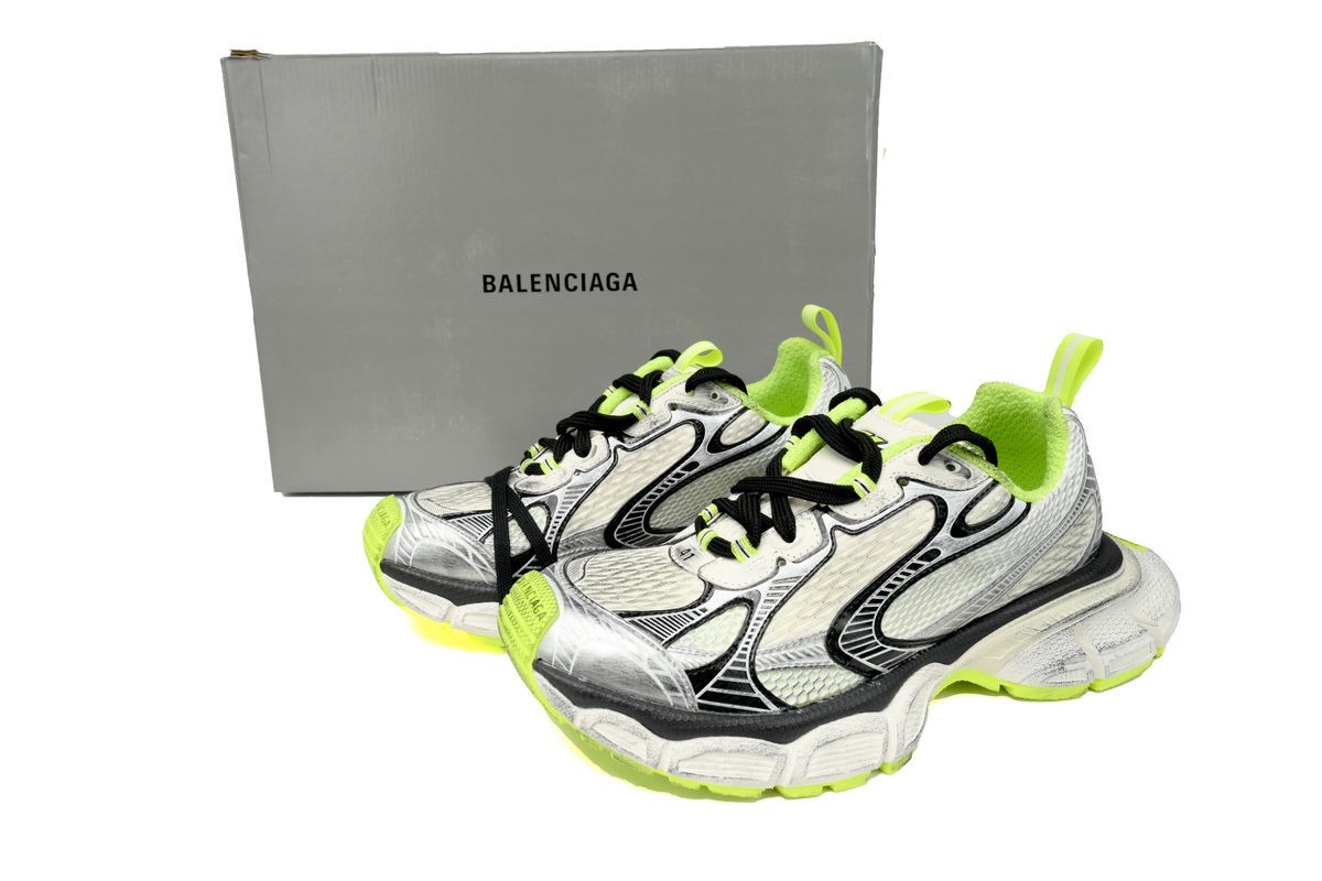Balenciaga 3XL Sneaker in Black And White Yellow 734734W3XL69031