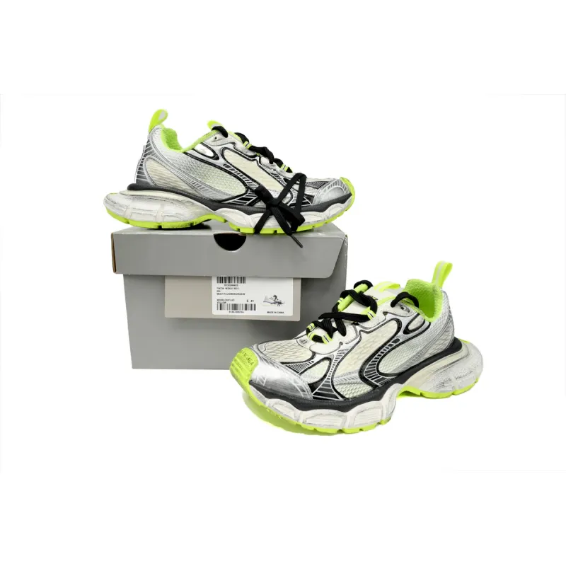 Balenciaga 3XL Sneaker in Black And White Yellow 734734W3XL69031