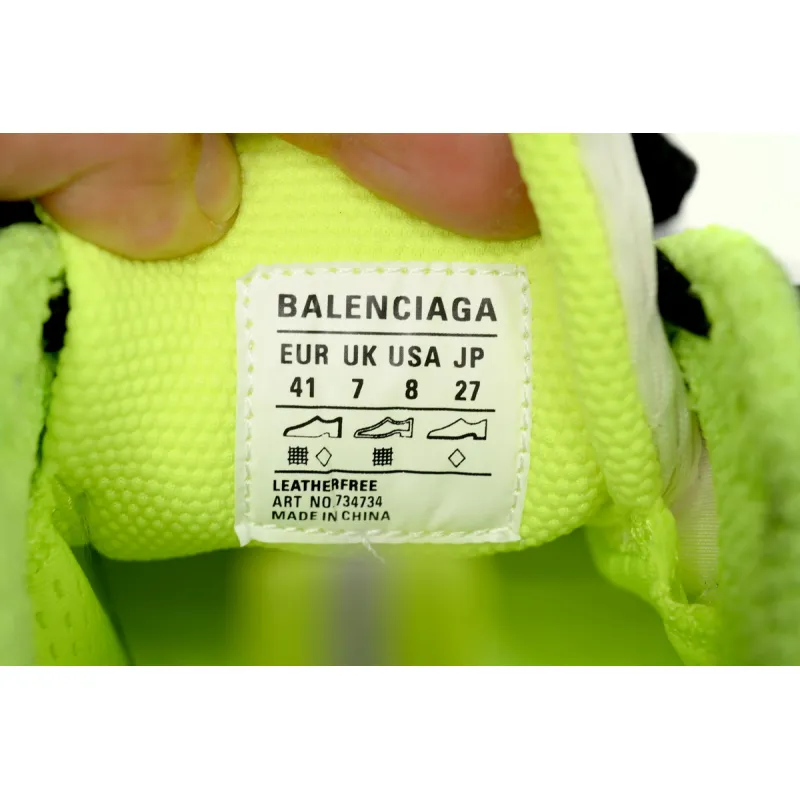 Balenciaga 3XL Sneaker in Black And White Yellow 734734W3XL69031