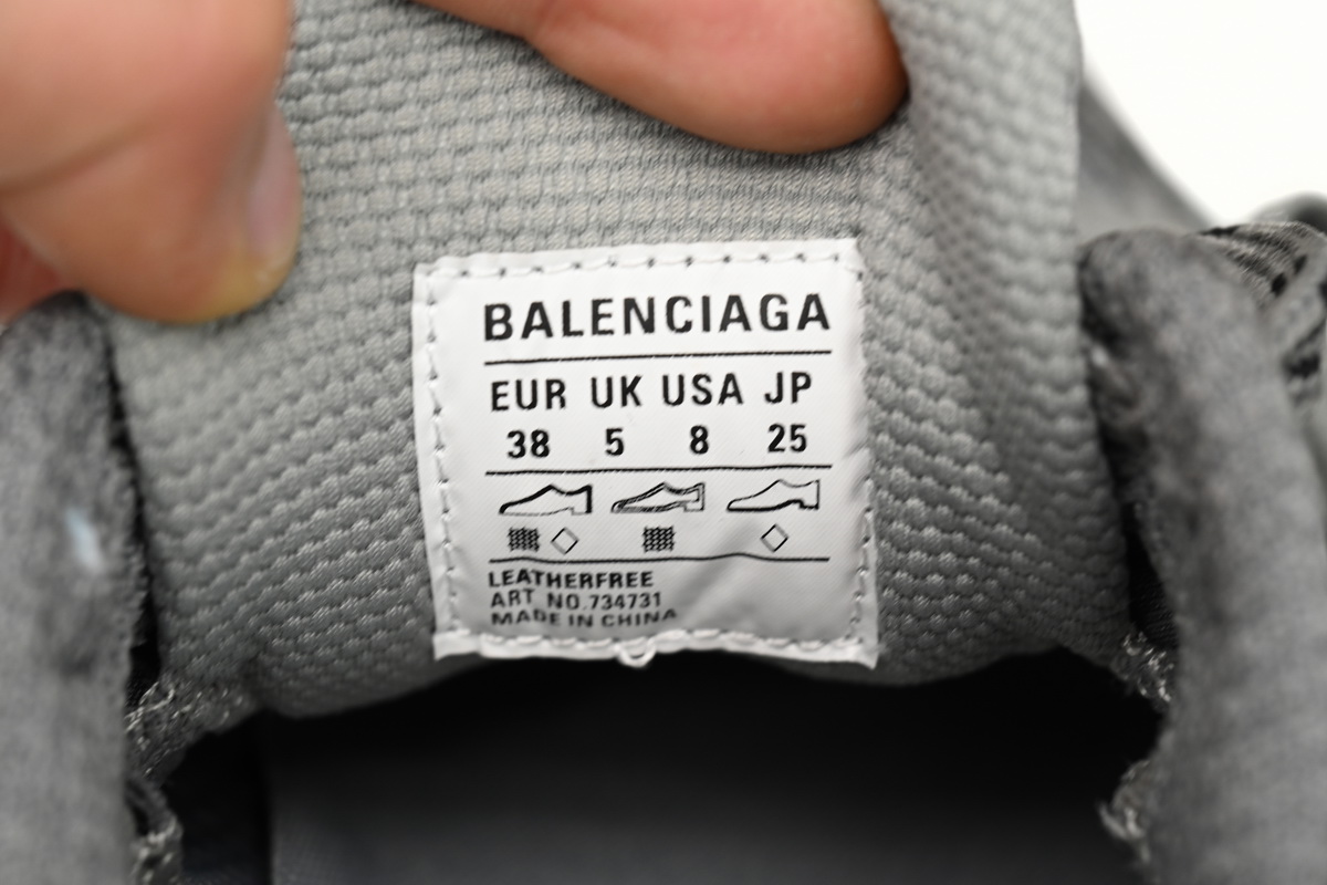Balenciaga 3XL Sneaker in Dark Gray  734731 W3XL7 1210