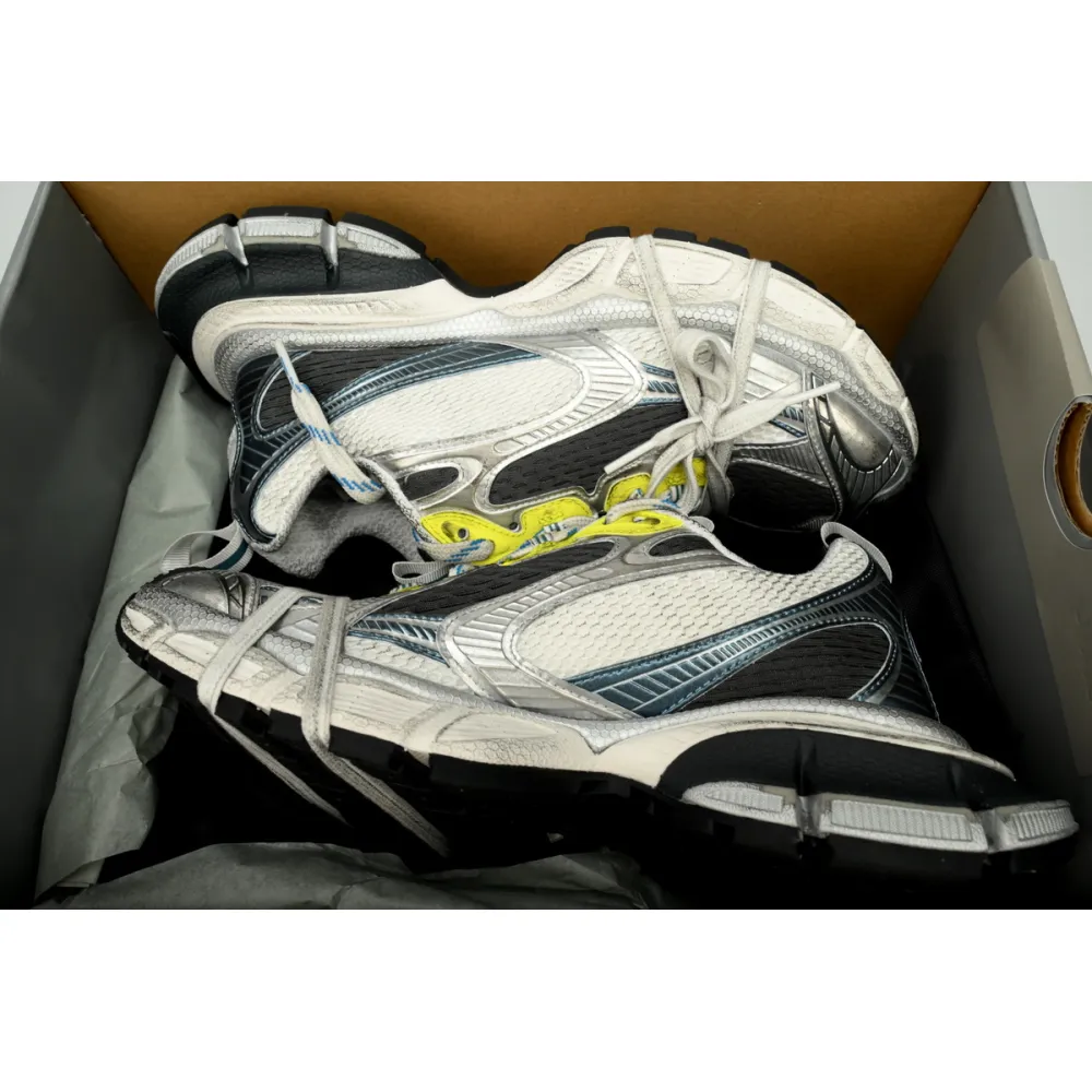 Balenciaga 3XL Sneaker in Silver Blue 734731 W3XLG 7010 