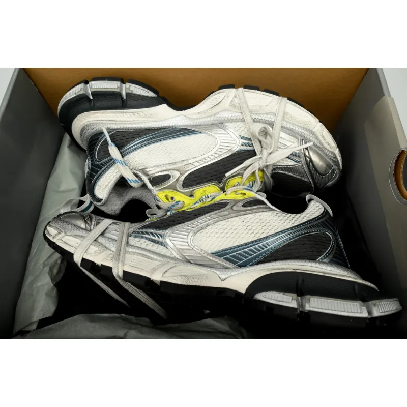 Balenciaga 3XL Sneaker in Silver Blue 734731 W3XLG 7010 