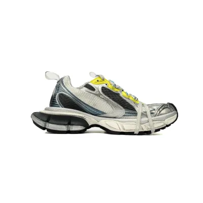 Balenciaga 3XL Sneaker in Silver Blue 734731 W3XLG 7010  02