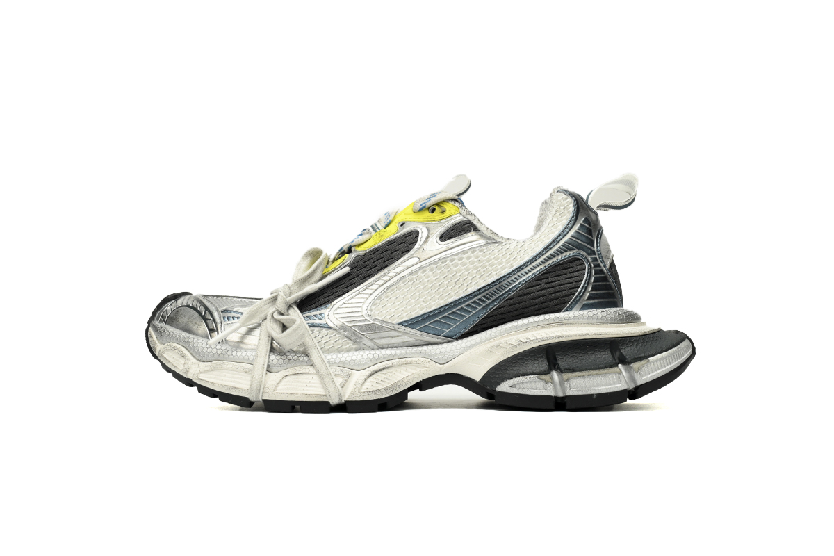 Balenciaga 3XL Sneaker in Silver Blue 734731 W3XLG 7010 