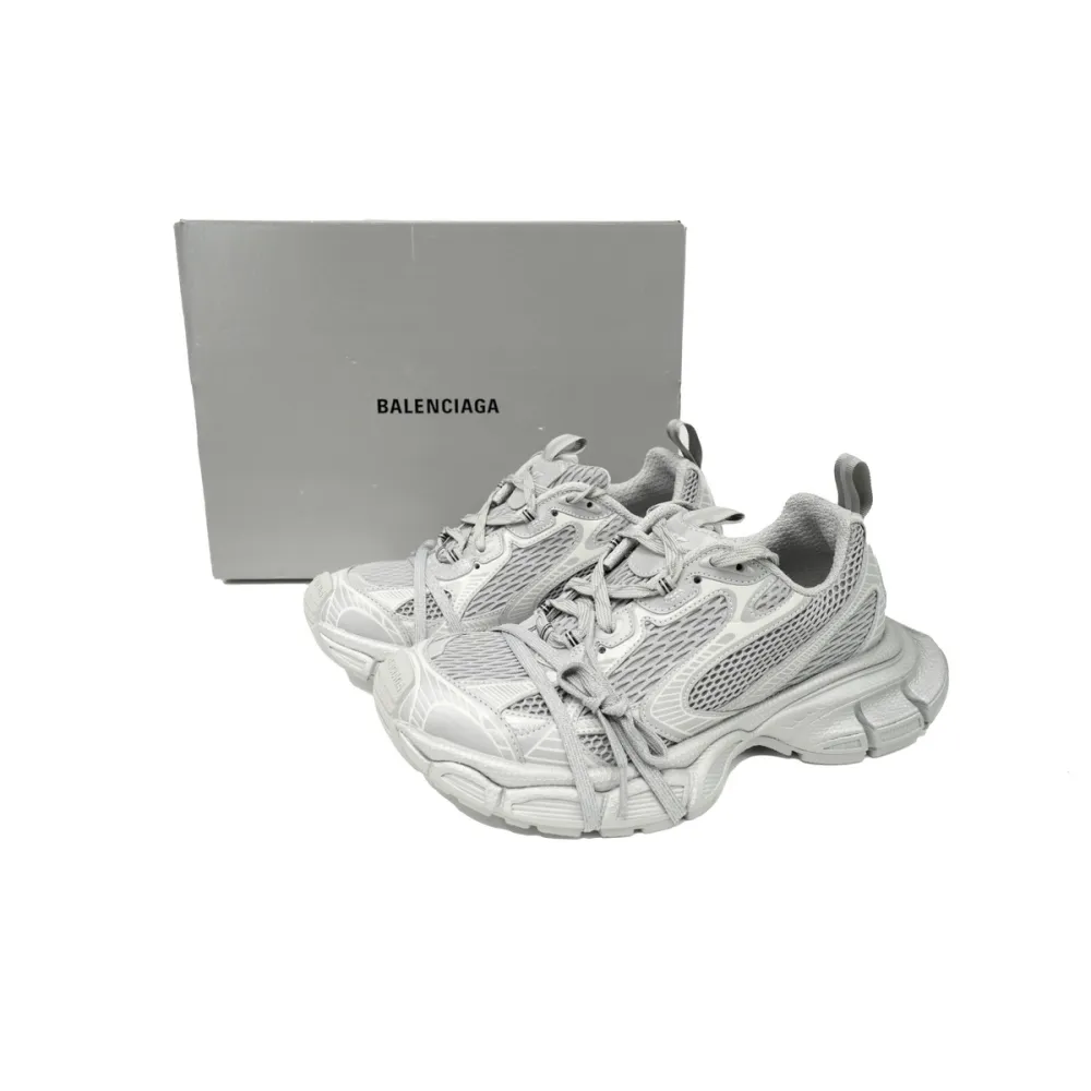 Balenciaga 3XL Sneaker in Silver Light Gray  734734 W3XL6 1281 