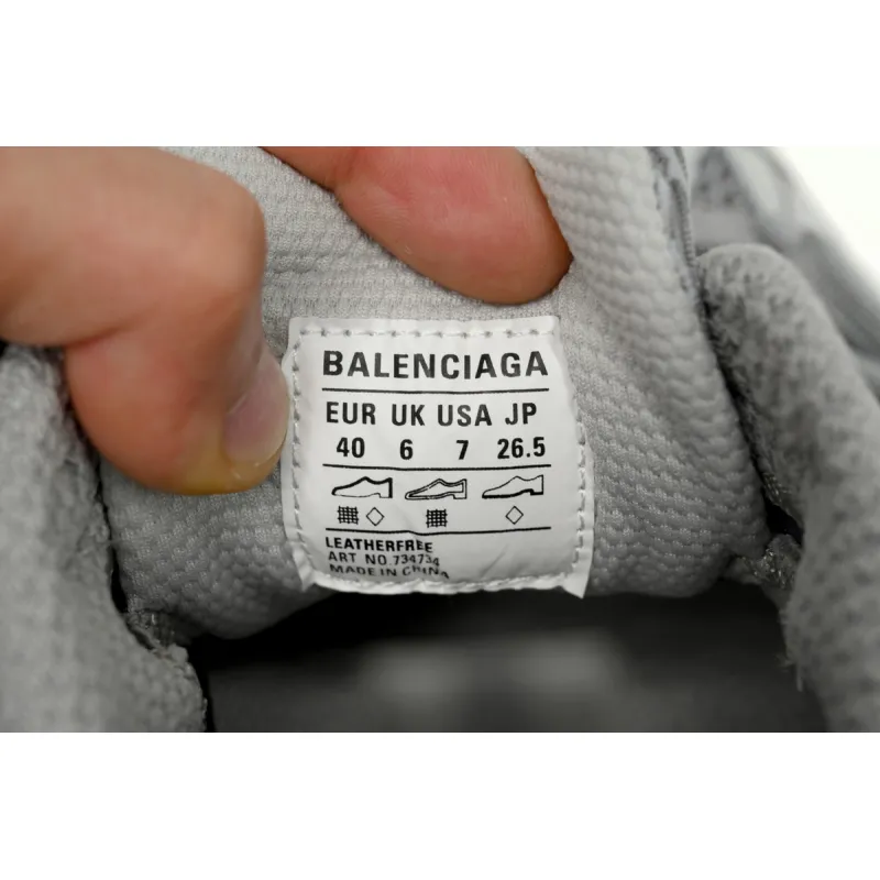 Balenciaga 3XL Sneaker in Silver Light Gray  734734 W3XL6 1281 