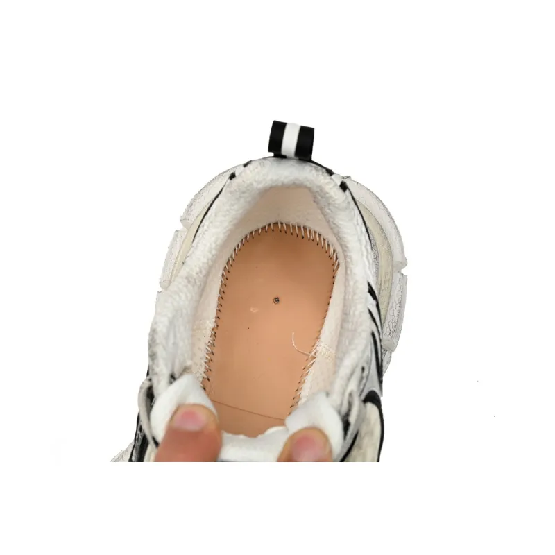 Balenciaga 3XL Sneaker in Silver Rice White Black 734734 W3XL5 9710 