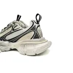 Balenciaga 3XL Sneaker in Silver Rice White Black 734734 W3XL5 9710 