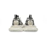 Balenciaga 3XL Sneaker in Silver Rice White Black 734734 W3XL5 9710 