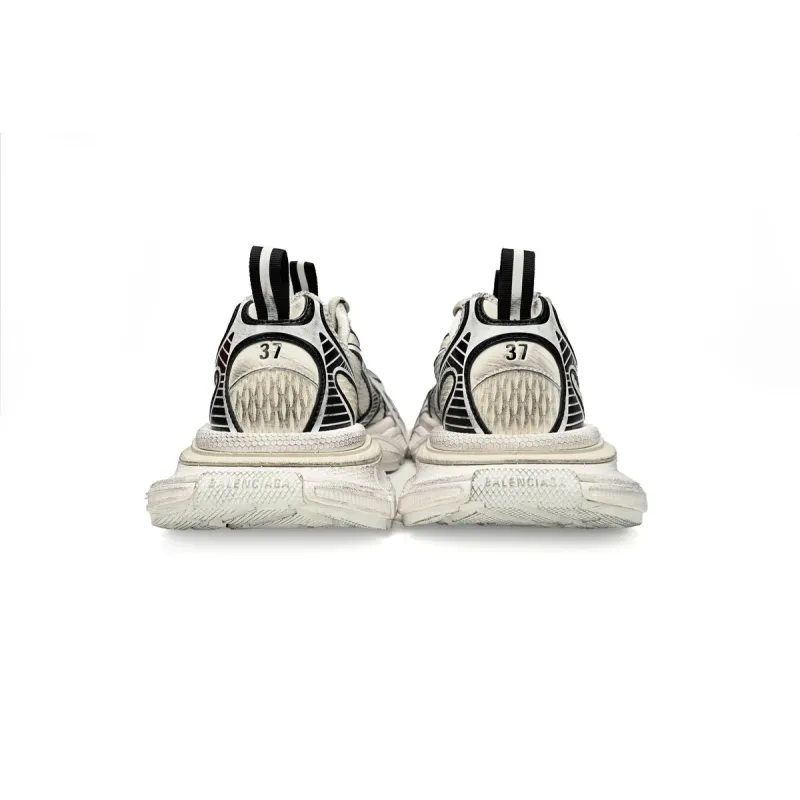 Balenciaga 3XL Sneaker in Silver Rice White Black 734734 W3XL5 9710 
