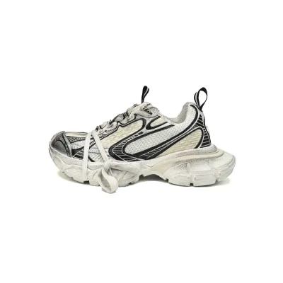 Balenciaga 3XL Sneaker in Silver Rice White Black 734734 W3XL5 9710  01