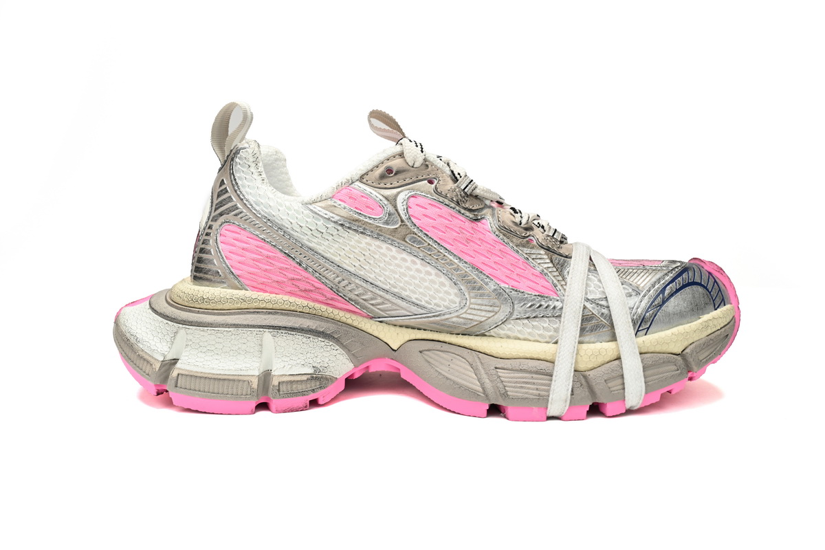 Balenciaga 3XL Sneaker in White Pink 734734 W3XL5 9050