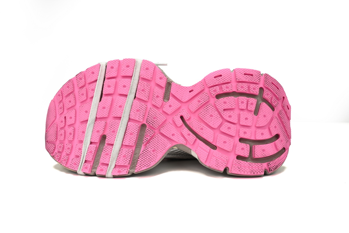 Balenciaga 3XL Sneaker in White Pink 734734 W3XL5 9050