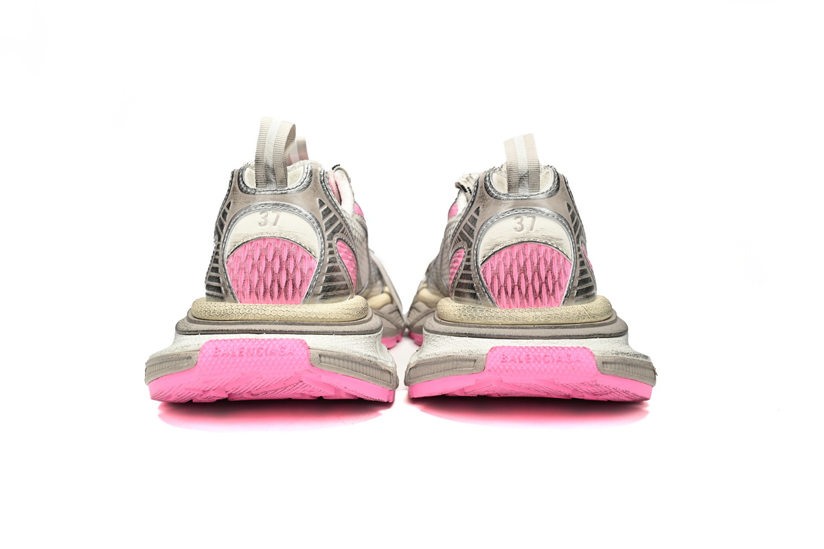 Balenciaga 3XL Sneaker in White Pink 734734 W3XL5 9050