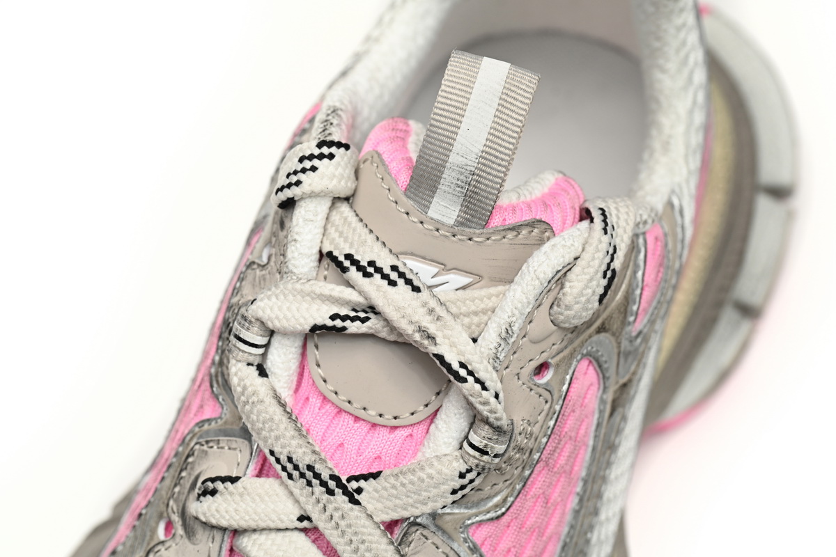Balenciaga 3XL Sneaker in White Pink 734734 W3XL5 9050