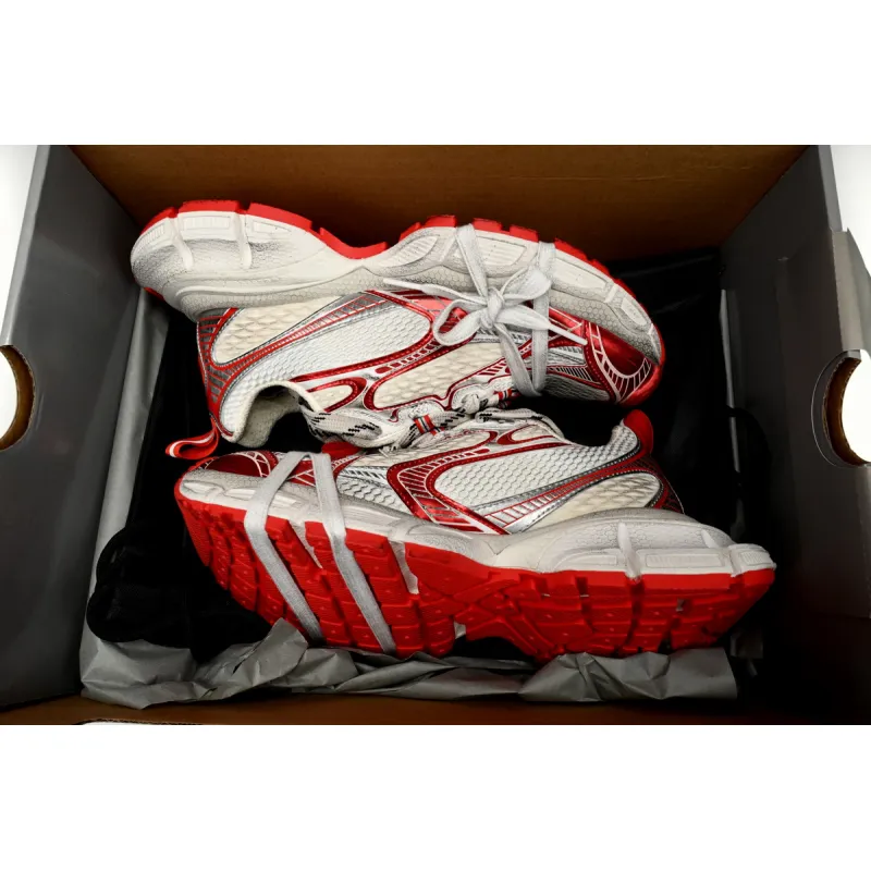 Balenciaga 3XL Sneaker in White Red 734734W3XL29060
