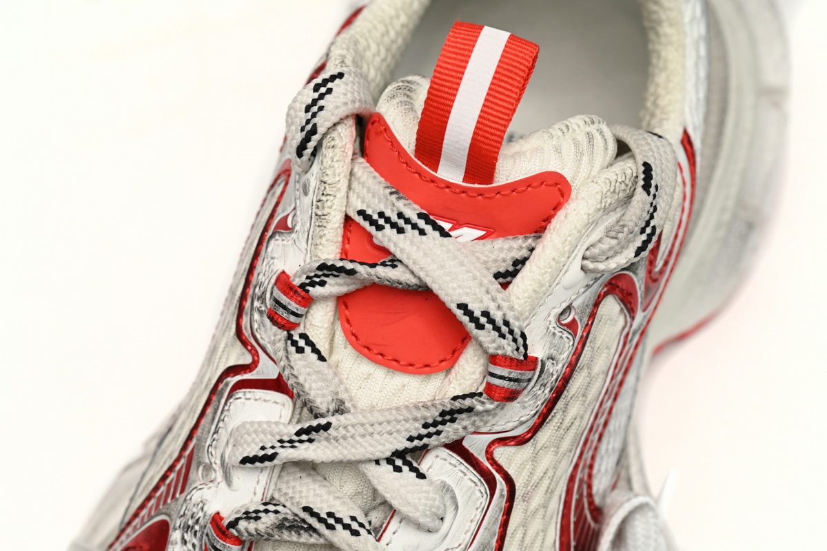 Balenciaga 3XL Sneaker in White Red 734734W3XL29060