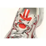 Balenciaga 3XL Sneaker in White Red 734734W3XL29060