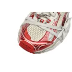 Balenciaga 3XL Sneaker in White Red 734734W3XL29060