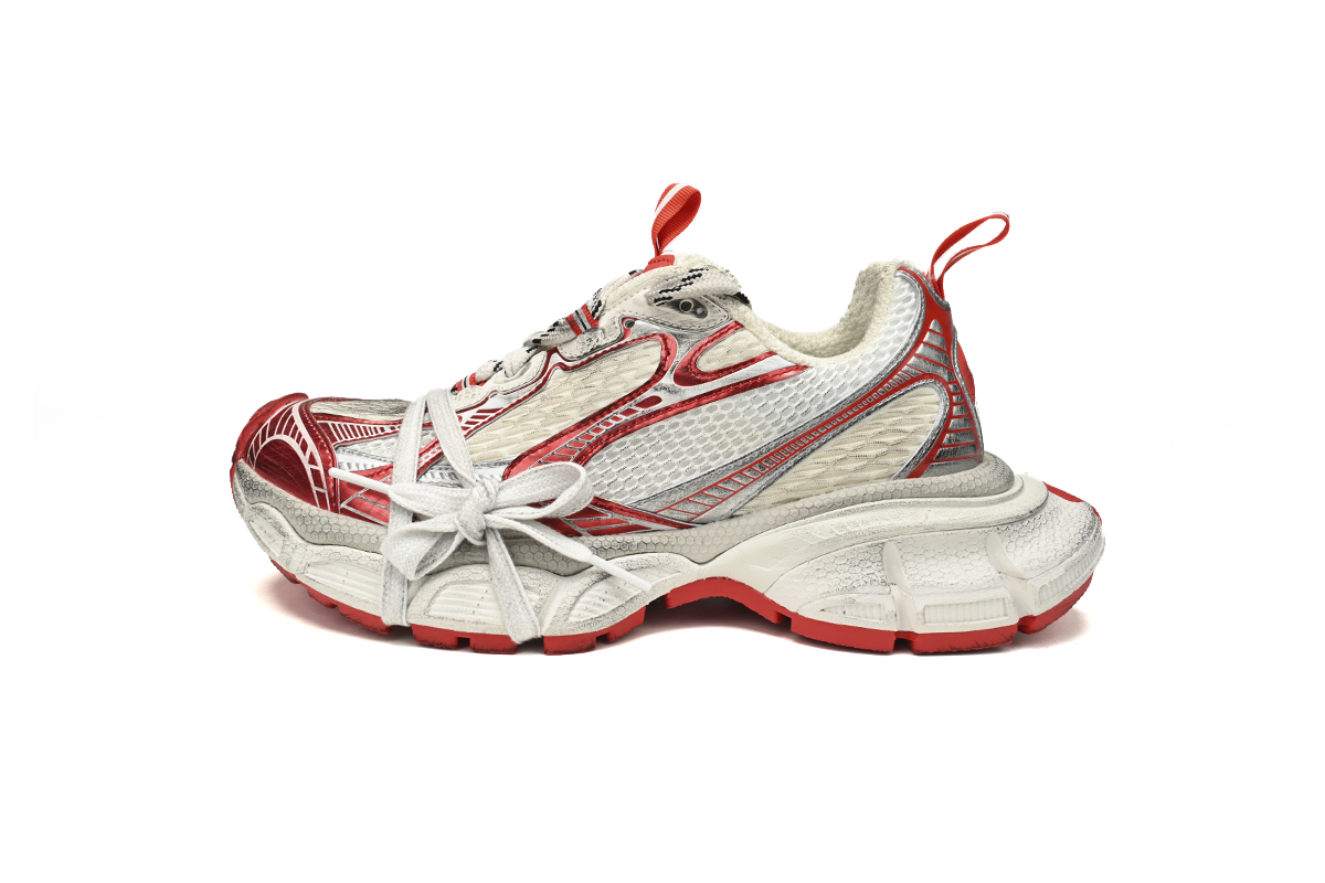Balenciaga 3XL Sneaker in White Red 734734W3XL29060