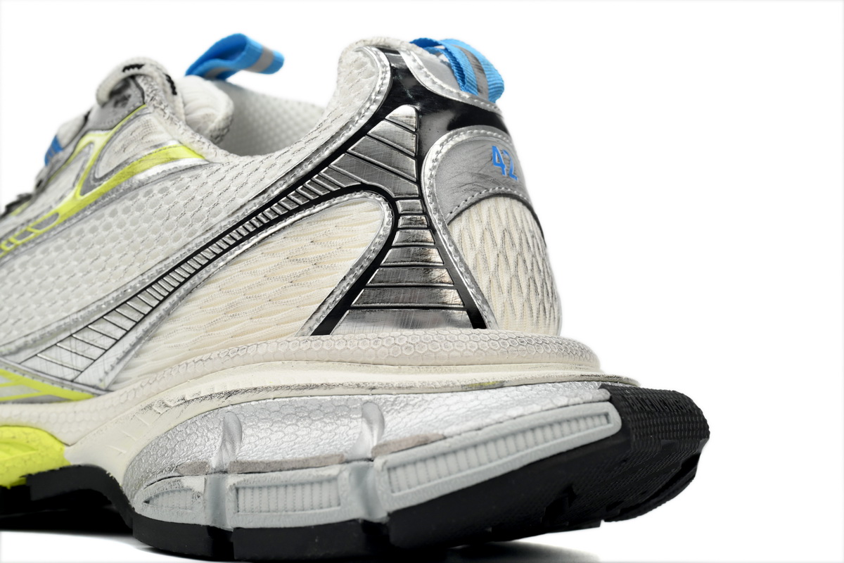 Balenciaga 3XL Sneaker Luminous Blue White Fluorescent Yellow  734731 W3XLG 9074 