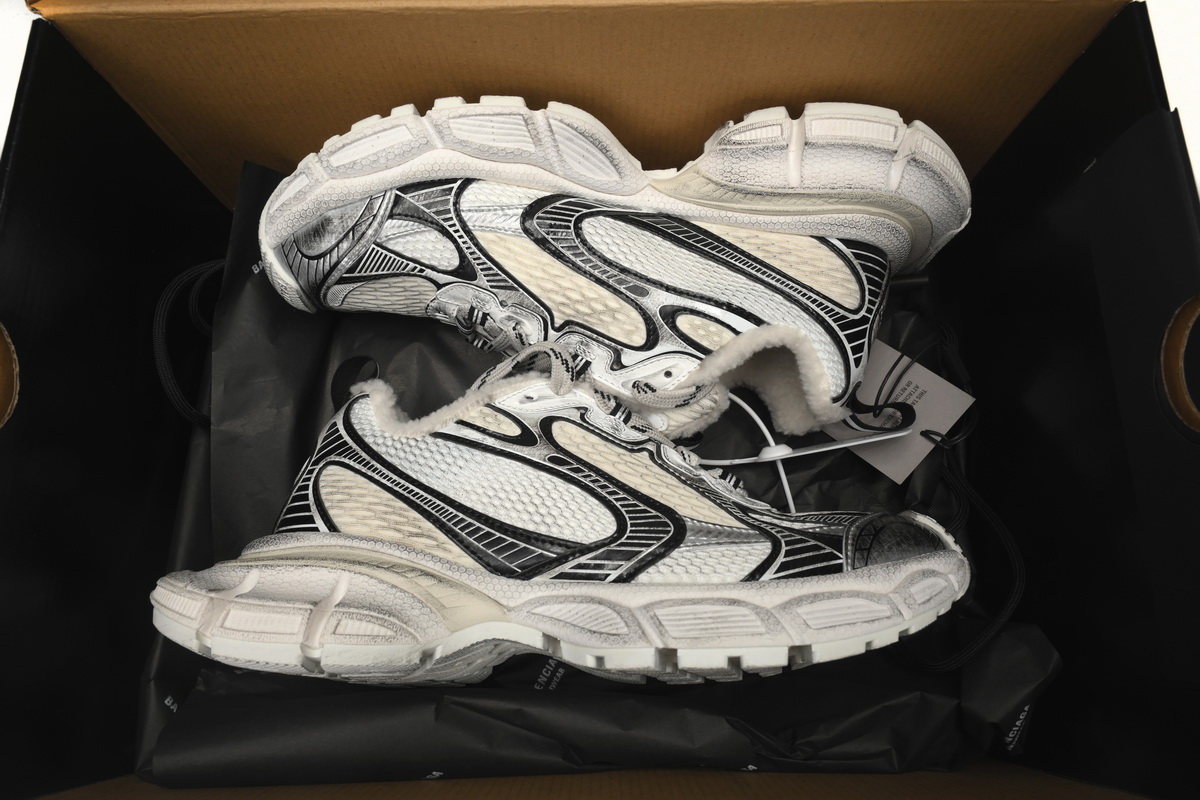 Balenciaga 3XL Sneaker Panda Ice Velvet  734734 W3XL2 9710 