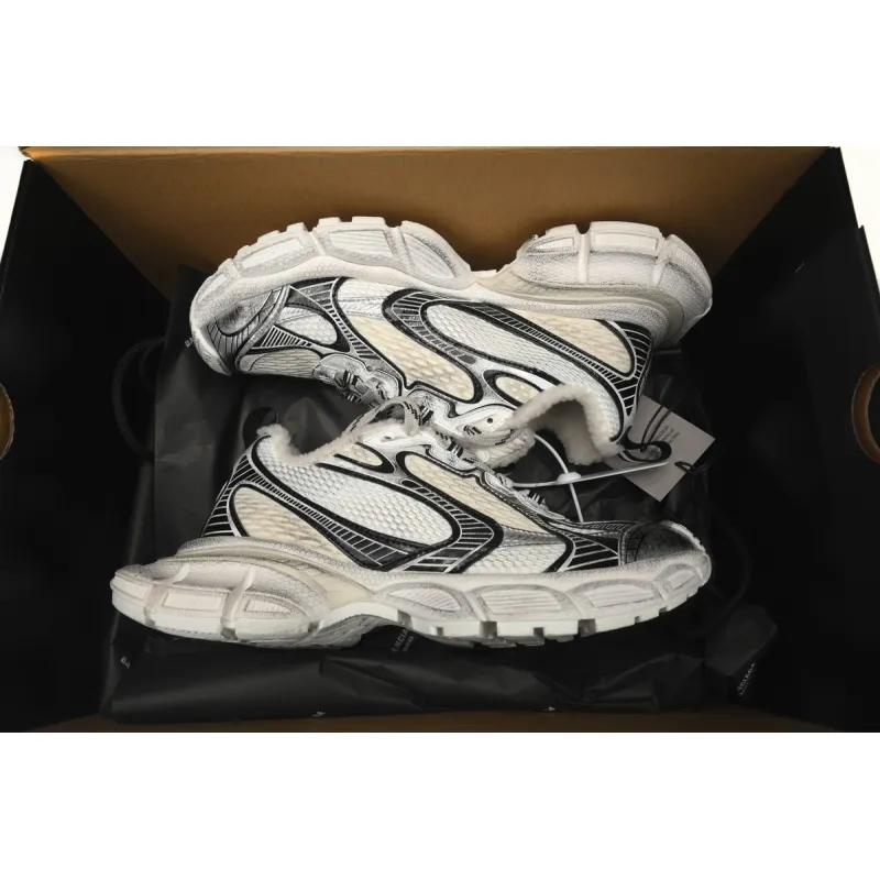 Balenciaga 3XL Sneaker Panda Ice Velvet  734734 W3XL2 9710 