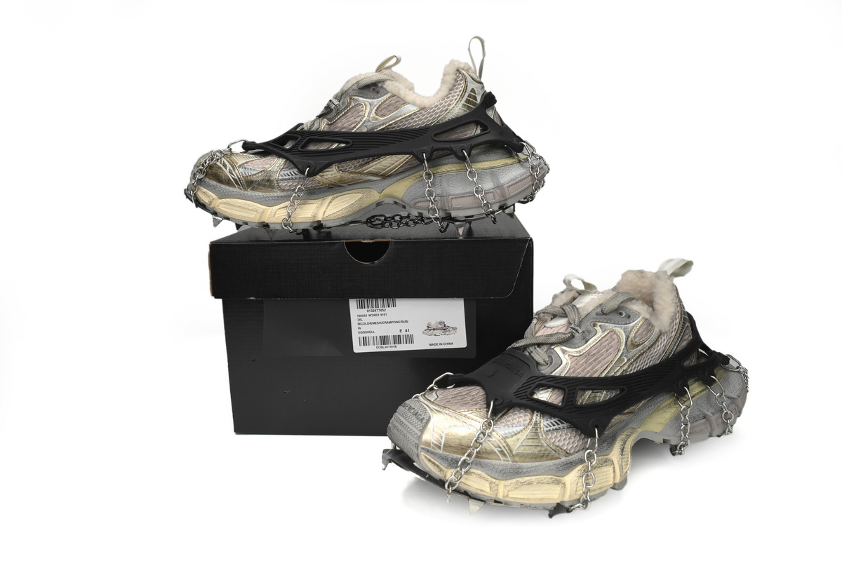 Balenciaga 3XL Sneaker Panda Ice Velvet  734734 W3XL2 9710 